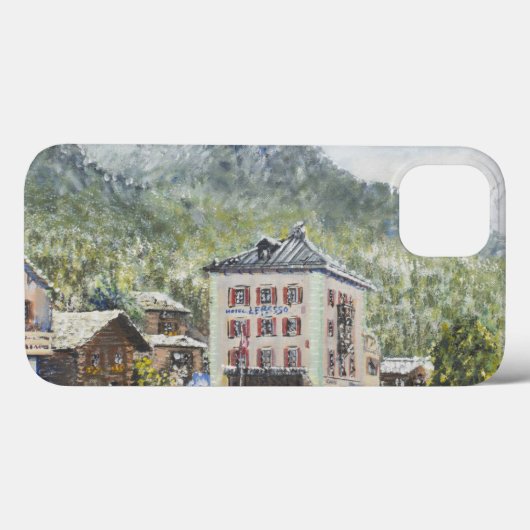 Zinaal Zwitserland. 2007 Case-Mate iPhone Case (Achterkant (horizontaal))