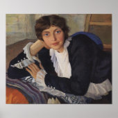 Zinaida Serebriakova Portrait of Lola Braz Poster (Voorkant)