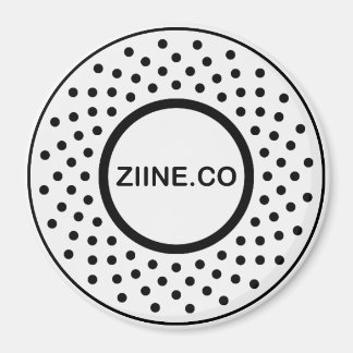 Zine.co Grote ronde magneet