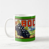 Zinfandel Grapes Bocce Label Mug Koffiemok (Links)