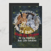 Zinfandel Inquisition Mixer Chantilly Virginia Kaart (Voorkant / Achterkant)