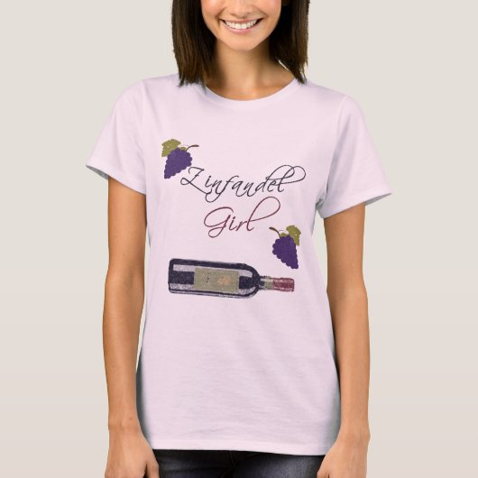 Zinfandel Meisje T-shirt (Voorkant)