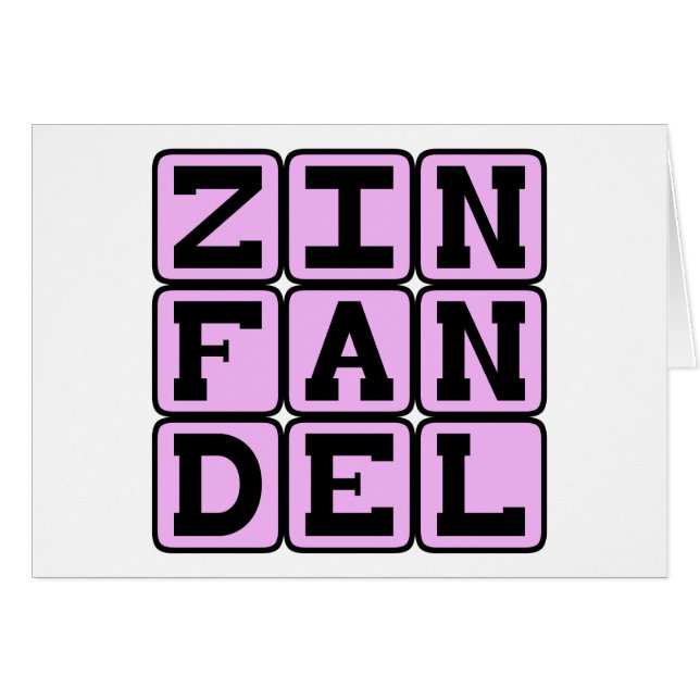 Zinfandel, Soort Witte Wijn (Voorkant Horizontaal)