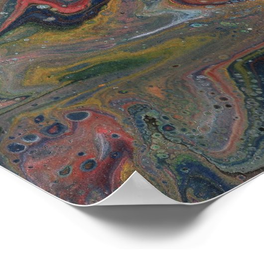 Zing 1 Acryl Abstract Geode Poster Print (Hoek)