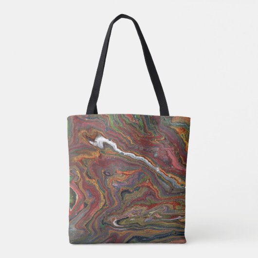 Zing 1 Acryl Abstract Geode Tas (Achterkant)