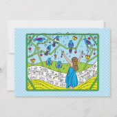 Zing als de vogelkaart Sing_Flat Card 7"x5" (Voorkant)