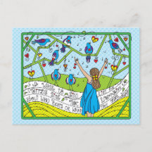 Zing als de vogels Sing_ Briefkaart