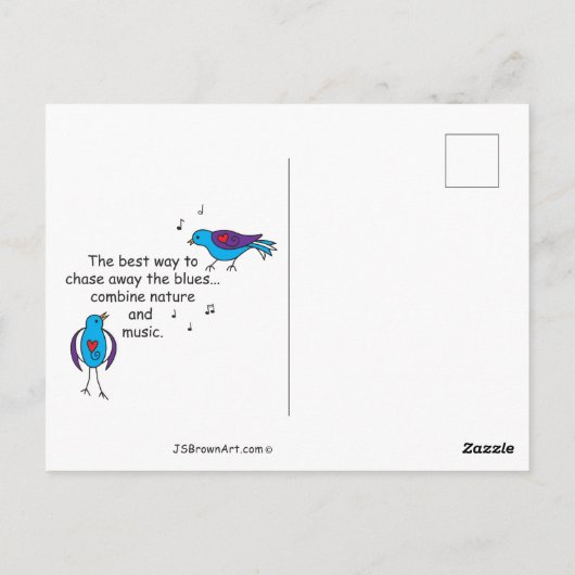 Zing als de vogels Sing_ Briefkaart (Achterkant)