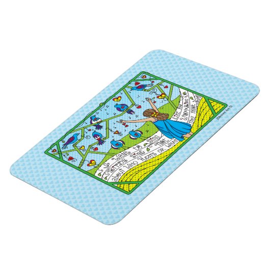 Zing als de vogels Sing_Flexible Magnet 6"x4" Magneet (Linkerzijde)
