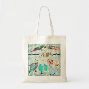 Zing als een vogelzak tote bag