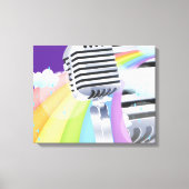 Zing als je Zingt Canvas Afdruk (Voorkant)