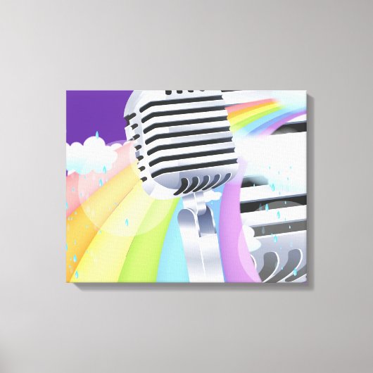 Zing als je Zingt Canvas Afdruk (Voorkant)