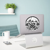 Zing als niet luisteren sticker (Laptop op bureau)