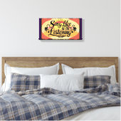 Zing alsof er niemand luistert 2 canvas afdruk (Insitu (Slaapkamer))