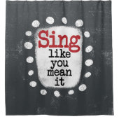 Zing alsof je het bedoelt Douchegordijn (Voorkant)