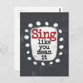 Zing alsof je het Briefkaart bedoelt (Voorkant / Achterkant)