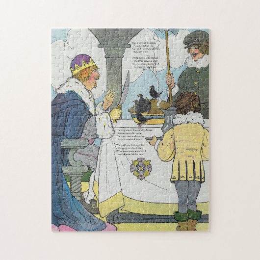 Zing een lied van Sixpence Moeder Gans Kwekerij Ri Legpuzzel (Verticaal)