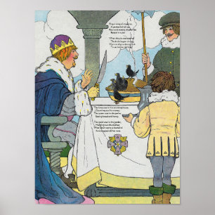 Zing een lied van Sixpence Moeder Gans Kwekerij Ri Poster