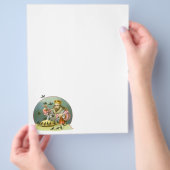Zing een Lied van Zes Stuivers, Klassieke Kinderri Flyer (Hand)