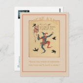 Zing een Song Song Good Luck Briefkaart (Voorkant / Achterkant)