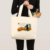 Zing een Song van Halloween Grote Tote Bag (Voorkant (product))