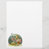 Zing een Song van Sixpence, Nursery Rhyme Flyer (Achterkant)