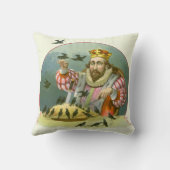 Zing een Song van Sixpence,  Nursery Rhyme Kussen (Achterkant)