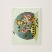 Zing een Song van Sixpence,  Nursery Rhyme Legpuzzel (Verticaal)