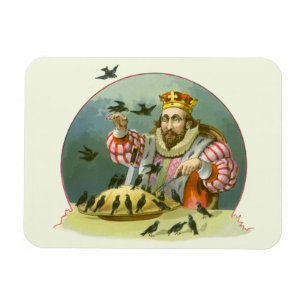 Zing een Song van Sixpence, Nursery Rhyme Magneet