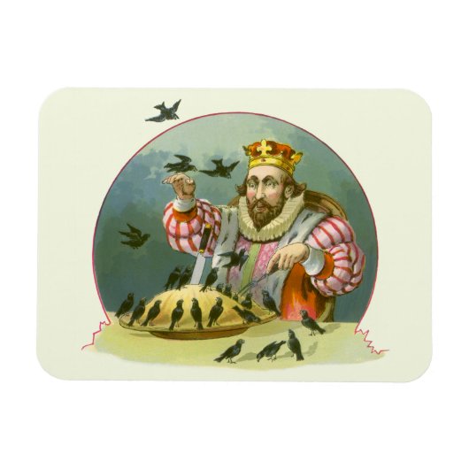 Zing een Song van Sixpence,  Nursery Rhyme Magneet (Horizontaal)