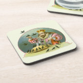 Zing een Song van Sixpence,  Nursery Rhyme Onderzetter (Linkerzijde)