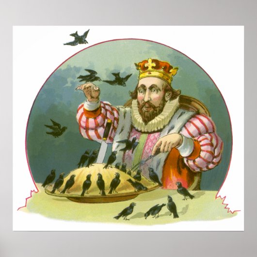 Zing een Song van Sixpence,  Nursery Rhyme Poster (Voorkant)