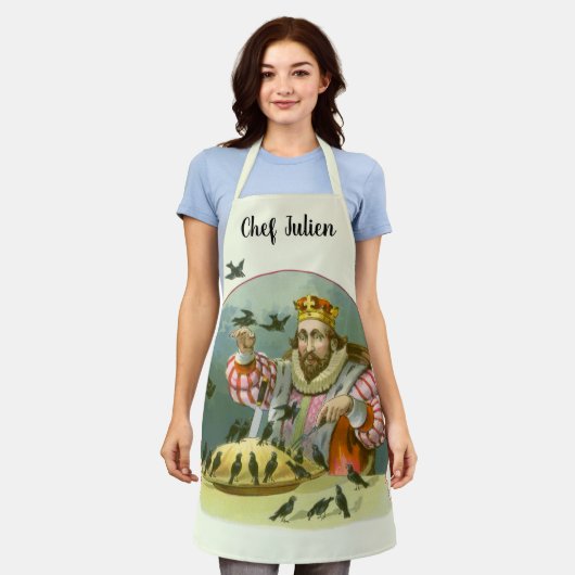 Zing een Song van Sixpence,  Nursery Rhyme Schort (Gedragen)