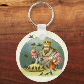 Zing een Song van Sixpence,  Nursery Rhyme Sleutelhanger (Voorkant)