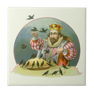 Zing een Song van Sixpence,  Nursery Rhyme Tegeltje