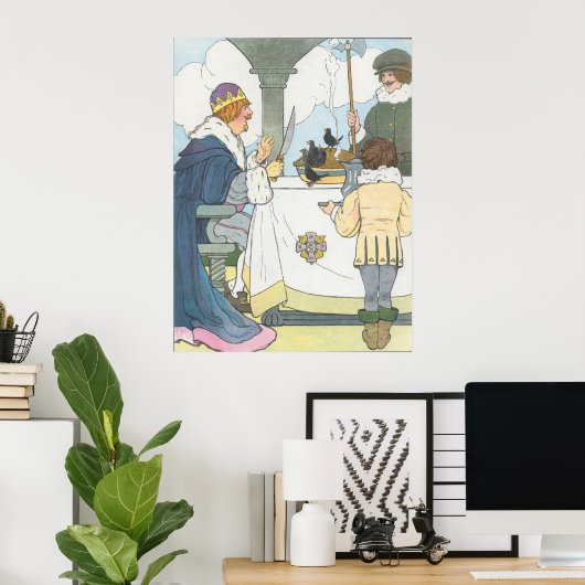 Zing een zanglied, een zak vol rogge poster (Thuiskantoor)