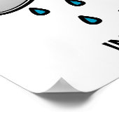 Zing en Dans in de Pee Grappige Poster (Hoek)