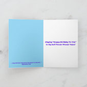 Zing Happy Birthday voor je Wenskaart Kaart (Binnen)