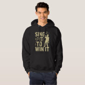 Zing het om te winnen Vocalist Hoodie (Voorkant volledig)