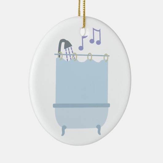 Zing in douche keramisch ornament (Rechts)