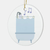 Zing in douche keramisch ornament (Links)