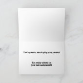 Zing je lofzang kaart (Binnen)