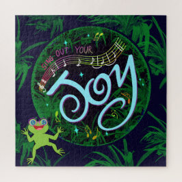 Zing je vreugde uit! legpuzzel