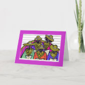 ZING KOOR ZINGEN FEESTDAGEN KAART (Voorkant)