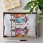 Zing langs weefsel tissuepapier (Geschenk)