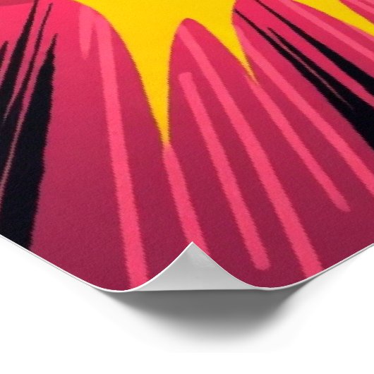 ZING! Lightning Pop Art Explosion Poster (Hoek)