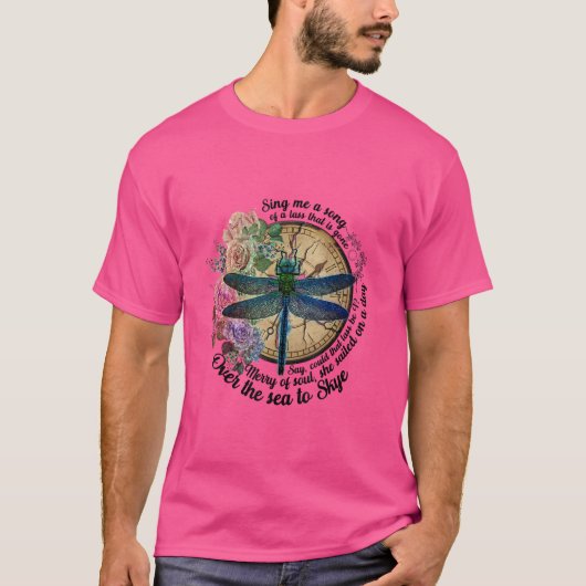 Zing me een lied dat over het Zee gaat T-shirt (Voorkant)