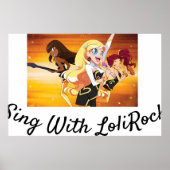Zing met LoliRock Poster (Voorkant)