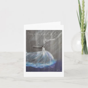 Zing naar de Heer met de Joy Note Card Notitiekaartje