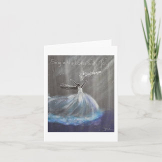 Zing naar de Heer met de Joy Note Card Notitiekaartje